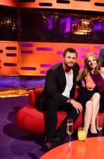 JESSICA CHASTAIN at The Graham Norton Show in London 03/31/2016