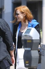 JESSICA CHASTAIN Out in Hollywood 04/21/2016