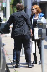JESSICA CHASTAIN Out in Hollywood 04/21/2016
