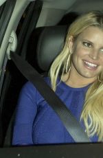 JESSICA SIMPSON Leaves Sherman Bar in Sherman Oaks 04/10/2016