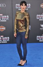 JESSICA SZOHR at Captain America: Civil War Premiere in Los Angeles 04/12/2016