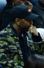 JHENE AIKO at LA Clippers vs Boston Celtics Games at Staples Center 03/28/2016