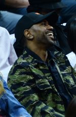 JHENE AIKO at LA Clippers vs Boston Celtics Games at Staples Center 03/28/2016
