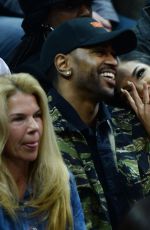 JHENE AIKO at LA Clippers vs Boston Celtics Games at Staples Center 03/28/2016