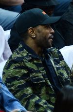 JHENE AIKO at LA Clippers vs Boston Celtics Games at Staples Center 03/28/2016