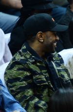 JHENE AIKO at LA Clippers vs Boston Celtics Games at Staples Center 03/28/2016