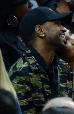 JHENE AIKO at LA Clippers vs Boston Celtics Games at Staples Center 03/28/2016