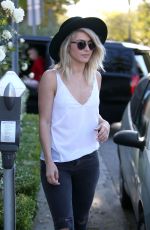 JULIANNE HOUGH Out Shopping in West Hollywood 04/17/2016