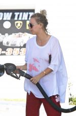 KALEY CUOCO at a Gas Station in Los Angeles 04/04/2016