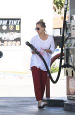 KALEY CUOCO at a Gas Station in Los Angeles 04/04/2016