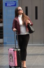 KAREN DANCZUK at Piccadilly Train Station in Manchester 04/28/2016