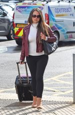 KAREN DANCZUK at Piccadilly Train Station in Manchester 04/28/2016