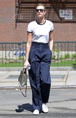 KARLIE KLOSS Out and About in New York 04/14/2016