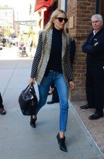 KAROLINA KURKOVA Out in New York 04/14/2016