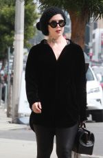 KAT VON D Out Shopping in Beverly Hills 03/21/2016