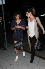 KATE BECKINSALE and PAULA PATTON Night Out in West Hollywood 04/17/2016