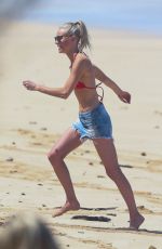 KATE BOSWORTH in Bikini Top on the Beach in Hawaii 03/30/2016