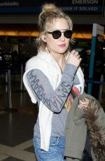 KATE HUDSON at LAX Airport in Los Angeles 04/12/2016