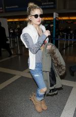 KATE HUDSON at LAX Airport in Los Angeles 04/12/2016