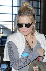 KATE HUDSON at LAX Airport in Los Angeles 04/12/2016