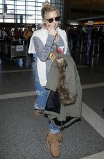 KATE HUDSON at LAX Airport in Los Angeles 04/12/2016