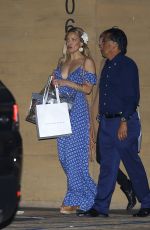 KATE HUDSON Leaves Nobu in Malibu 04/19/2016