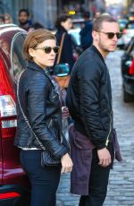 KATE MARA and Jamie Bell Out and About in New York 04/16/2016