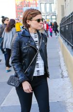 KATE MARA and Jamie Bell Out and About in New York 04/16/2016