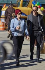 KATE MARA and Jamie Bell Out in New York 04/14/2016