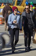 KATE MARA and Jamie Bell Out in New York 04/14/2016
