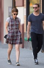 KATE MARA Out and Abaout in Soho 04/18/2016