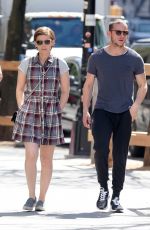 KATE MARA Out and Abaout in Soho 04/18/2016