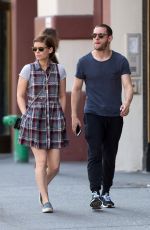 KATE MARA Out and Abaout in Soho 04/18/2016