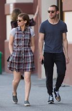 KATE MARA Out and Abaout in Soho 04/18/2016