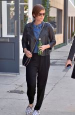 KATE MARA Out and About in Los Angeles 03/31/2016