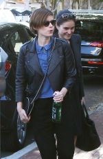 KATE MARA Out and About in Los Angeles 03/31/2016