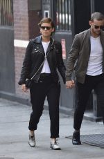 KATE MARA Out and About in New York 04/15/2016