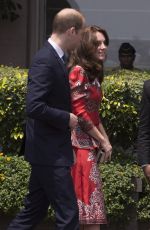 KATE MIDDLETON Arrives at Taj Palace Hotel in Mumbai 04/10/2016