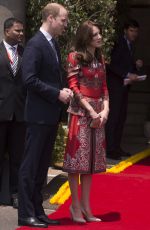 KATE MIDDLETON Arrives at Taj Palace Hotel in Mumbai 04/10/2016