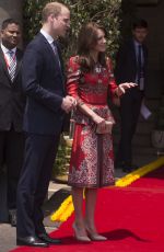 KATE MIDDLETON Arrives at Taj Palace Hotel in Mumbai 04/10/2016