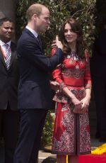 KATE MIDDLETON Arrives at Taj Palace Hotel in Mumbai 04/10/2016