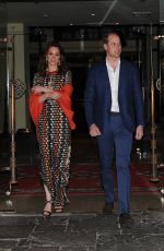KATE MIDDLETON at a Private Dinner at Lingkana Palace in Thimphu 04/14/2016
