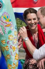 KATE MIDDLETON at Pan Bari Village in Kaziranga National Park in India 04/13/2016