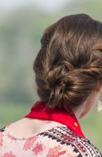 KATE MIDDLETON at Pan Bari Village in Kaziranga National Park in India 04/13/2016