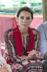 KATE MIDDLETON at Pan Bari Village in Kaziranga National Park in India 04/13/2016