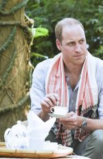 KATE MIDDLETON at Pan Bari Village in Kaziranga National Park in India 04/13/2016