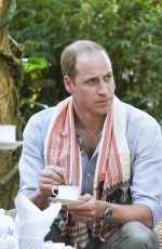 KATE MIDDLETON at Pan Bari Village in Kaziranga National Park in India 04/13/2016