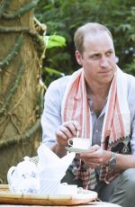 KATE MIDDLETON at Pan Bari Village in Kaziranga National Park in India 04/13/2016