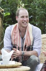 KATE MIDDLETON at Pan Bari Village in Kaziranga National Park in India 04/13/2016
