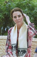 KATE MIDDLETON at Pan Bari Village in Kaziranga National Park in India 04/13/2016
